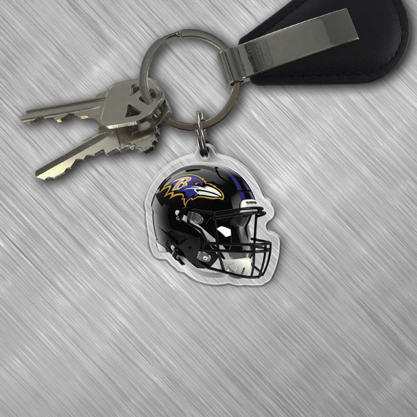 NFL Baltimore Ravens Acrylic Keychain - Primary Logo