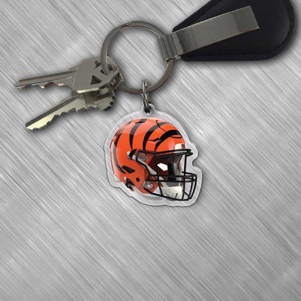 NFL Cincinnati Bengals Acrylic Keychain - Primary Logo
