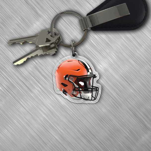 NFL Cleveland Browns Acrylic Keychain - Primary Logo