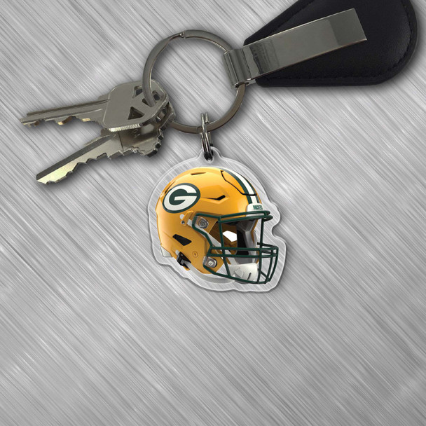 NFL Green Bay Packers Acrylic Keychain - Primary Logo