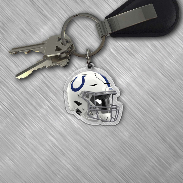 NFL Indianapolis Colts Acrylic Keychain - Primary Logo