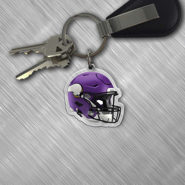 NFL Minnesota Vikings Acrylic Keychain - Primary Logo