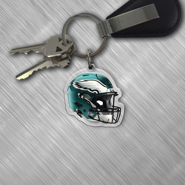 NFL Philadelphia Eagles Acrylic Keychain - Helmet