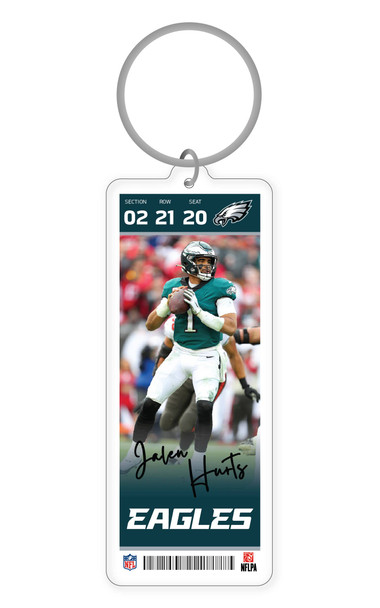 NFL Philadelphia Eagles Acrylic Player Keychain - Jalen Hurts