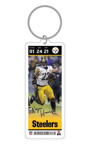 NFL Pittsburgh Steelers Acrylic Player Keychain - TJ Watt