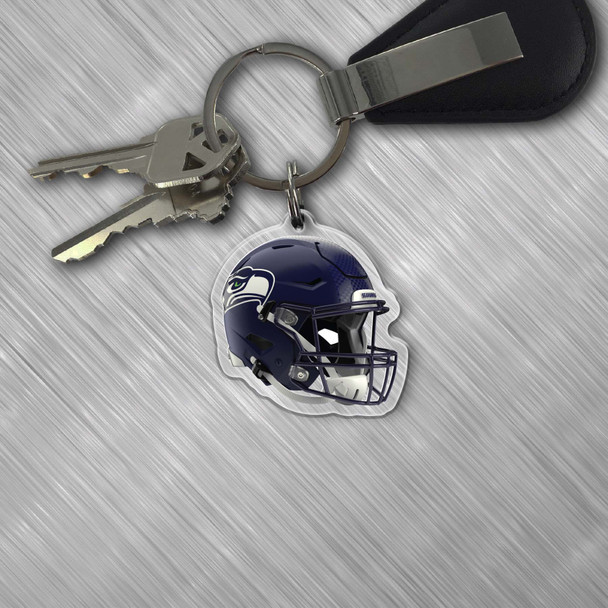 NFL Seattle Seahawks Acrylic Keychain - Primary Logo