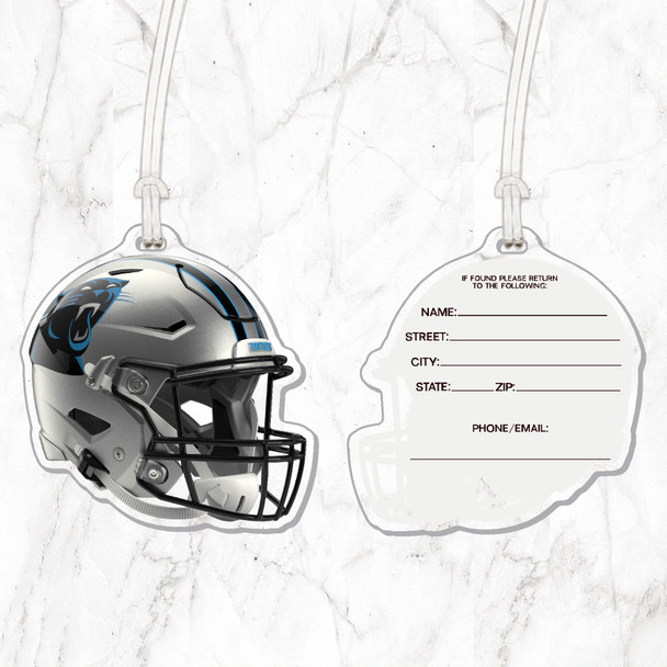NFL Carolina Panthers Acrylic Luggage Tag