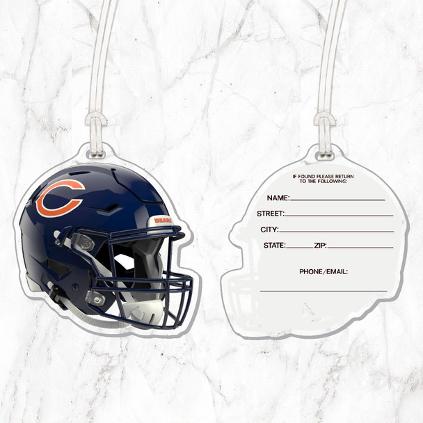 NFL Chicago Bears Acrylic Luggage Tag