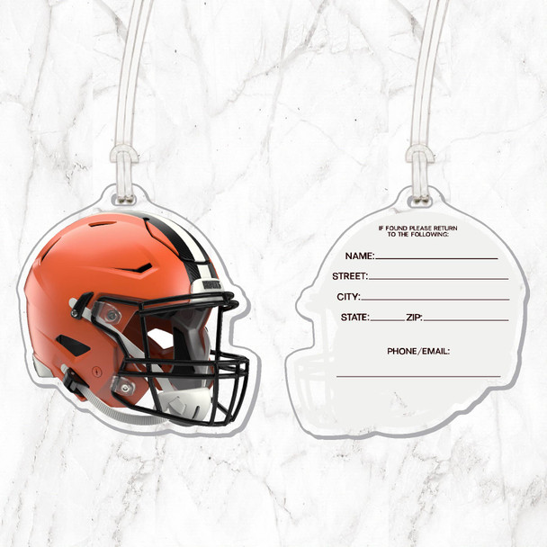 NFL Cleveland Browns Acrylic Luggage Tag