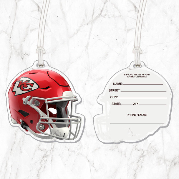 NFL Kansas City Chiefs Acrylic Luggage Tag