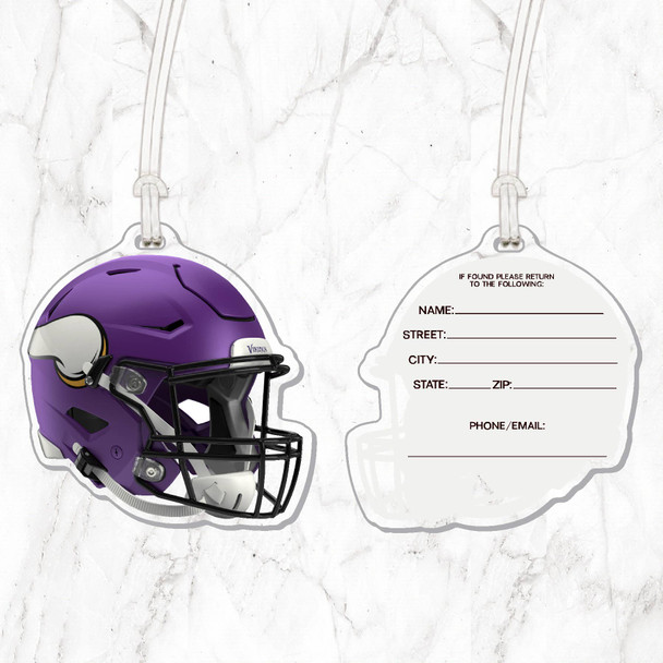 NFL Minnesota Vikings Acrylic Luggage Tag