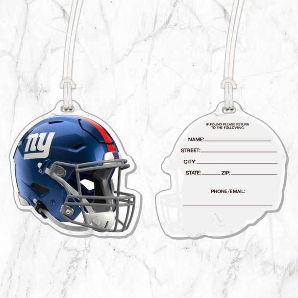 NFL New York Giants Acrylic Luggage Tag