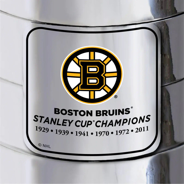 NHL Boston Bruins 6 Time Champions Replica Stanley Cup