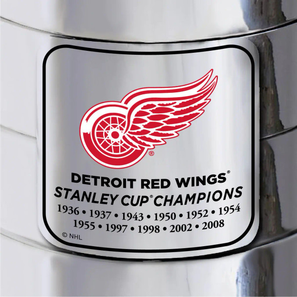 NHL Detroit Red Wings 11 Time Champions Replica Stanley Cup