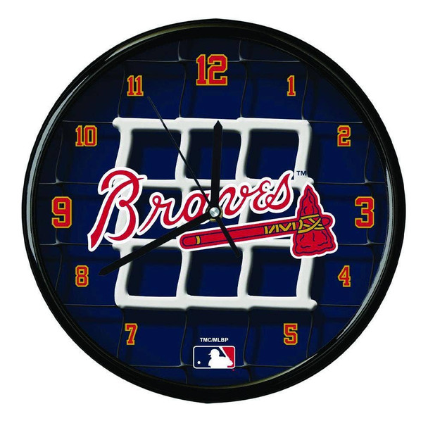 Atlanta Braves 12" Team Net Clock