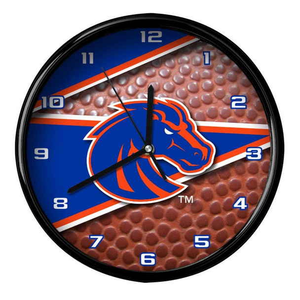 Boise State Broncos 12" Football Clock