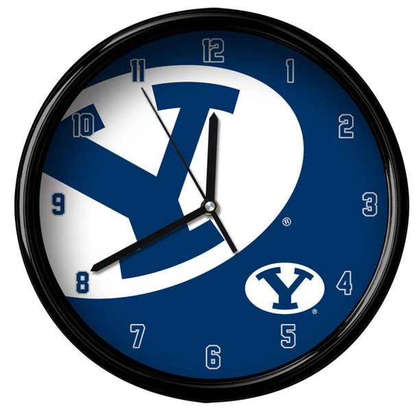 BYU Cougars Big Logo Clock