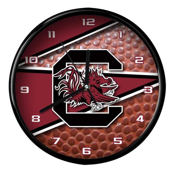 South Carolina Gamecocks 12" Football Clock