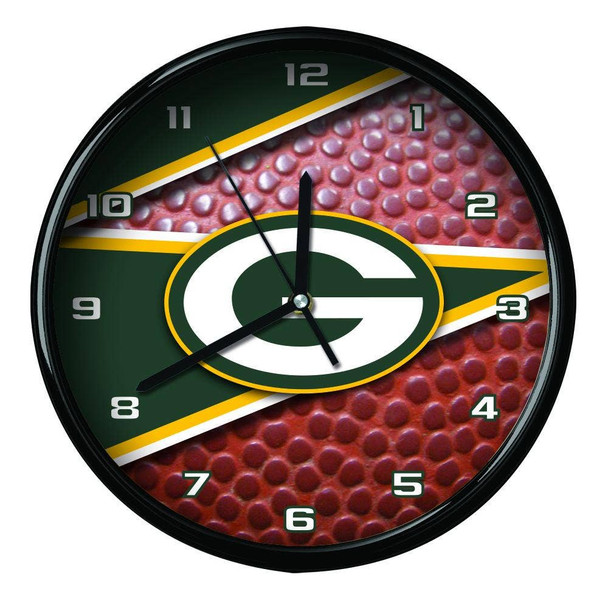 Green Bay Packers 12" Football Clock