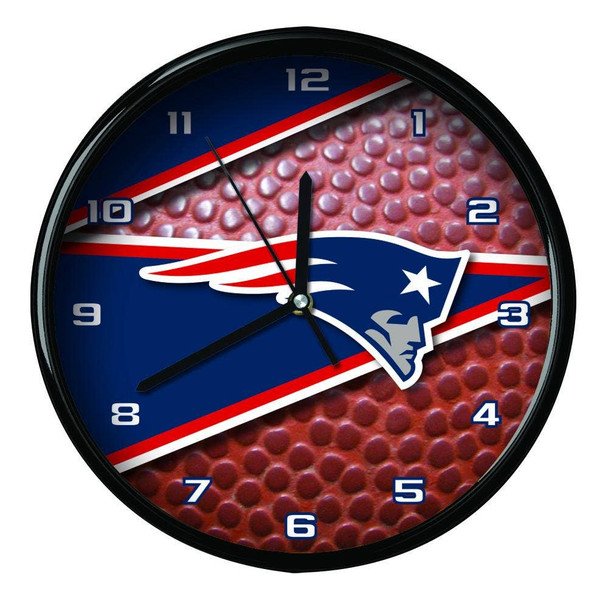 New England Patriots 12" Football Clock