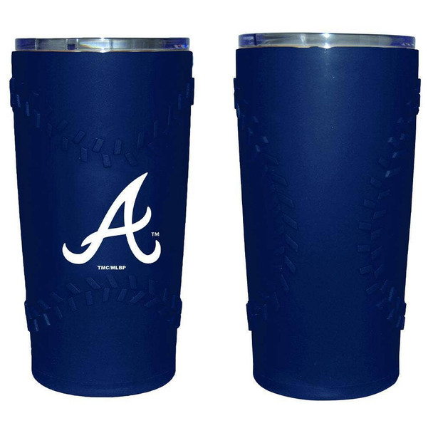 Atlanta Braves 20oz Tumbler w/Silicone Wrap
