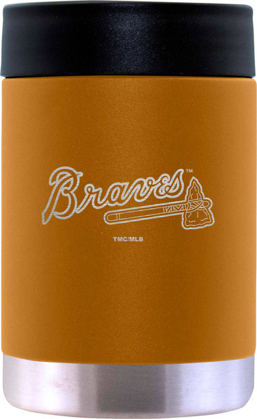 Atlanta Braves 12oz Canyon Can Holder Etched Logo
