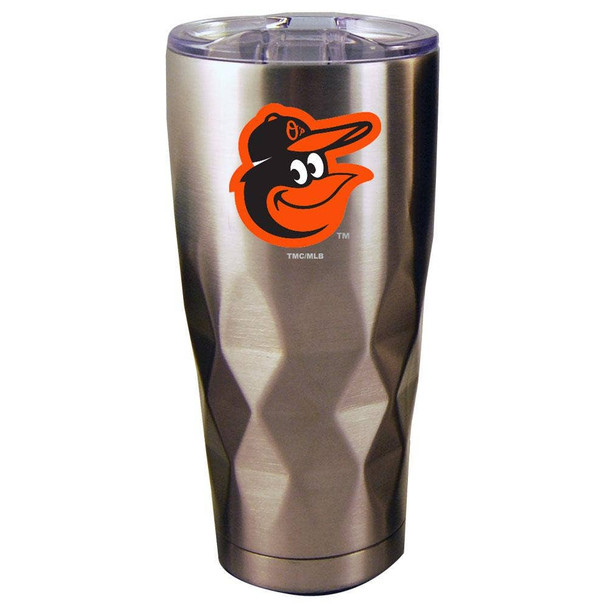 Baltimore Orioles 22oz Stainless Steel Diamond Tumbler
