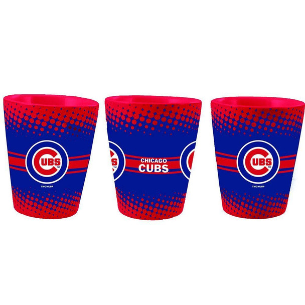 Chicago Cubs 2oz Full Wrap Collector Glass