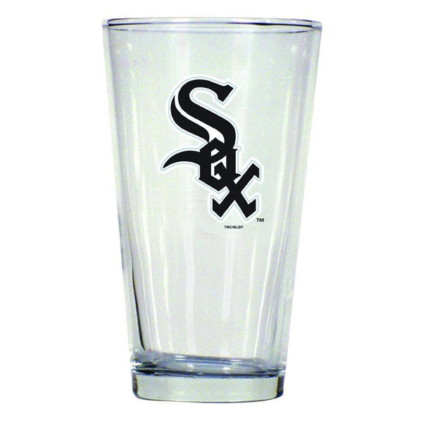 Chicago White Sox 16oz Pint Glass w/Color Logo