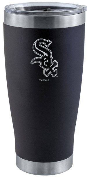 Chicago White Sox 20oz Black Tumbler w/Etched Logo