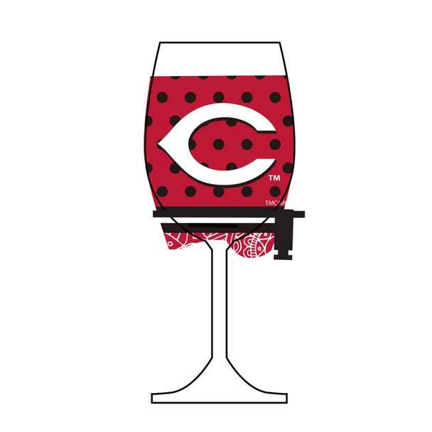 Cincinnati Reds Wine Glass Woozie