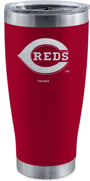 Cincinnati Reds 20oz Red Tumbler w/Etched Logo