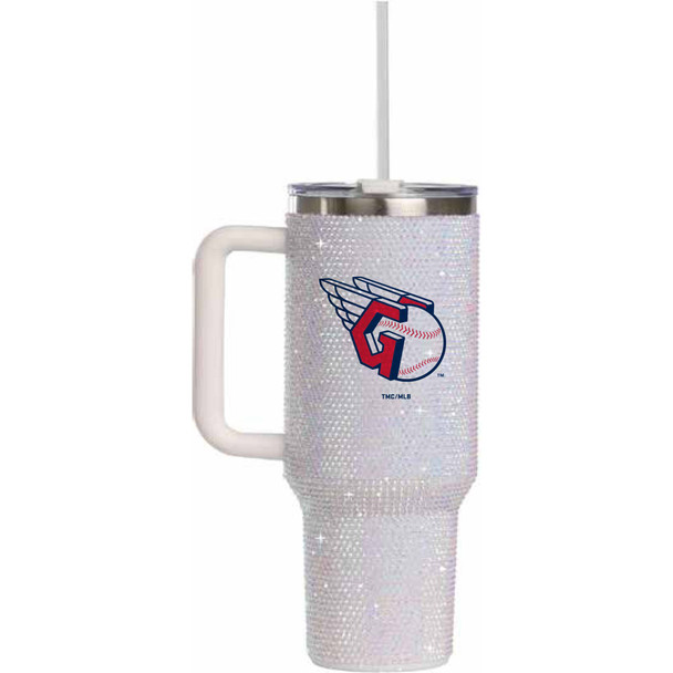 Cleveland Guardians 34oz Bling Tumbler