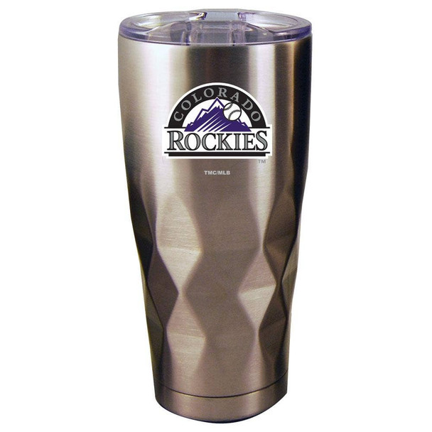 Colorado Rockies 22oz Stainless Steel Diamond Tumbler
