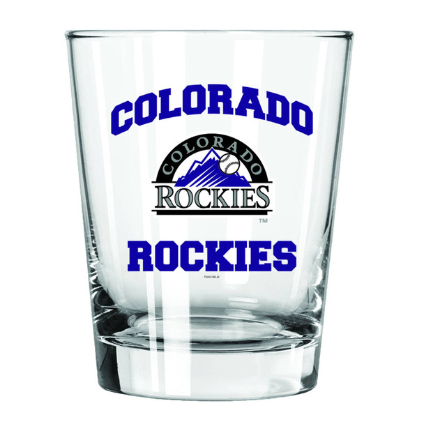 Colorado Rockies 15oz Old Fashioned w/Arches Logo