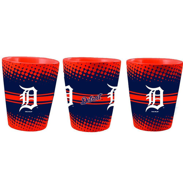 Detroit Tigers 2oz Full Wrap Collector Glass