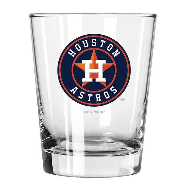 Houston Astros 15oz Old Fashioned w/Color Logo