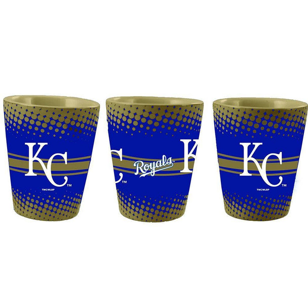Kansas City Royals 2oz Full Wrap Collector Glass