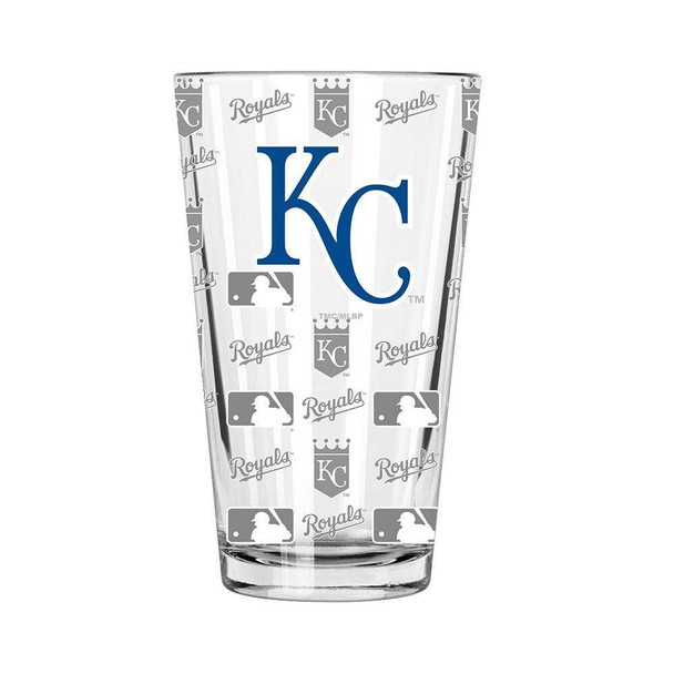 Kansas City Royals Sandblasted Pint