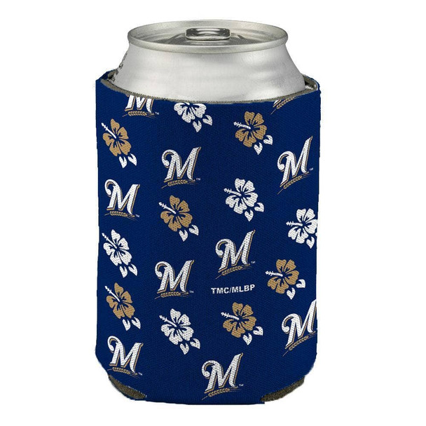 Milwaukee Brewers Tropical Can Insulator