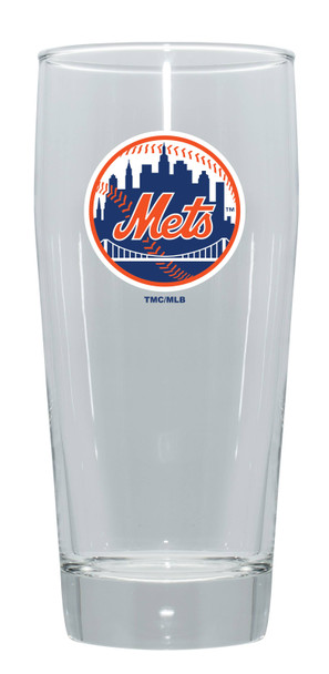 New York Mets 16oz Pub Pilsner w/Color Logo