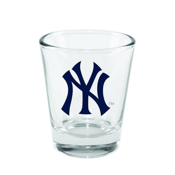 New York Yankees 2oz Clear Collector Glass