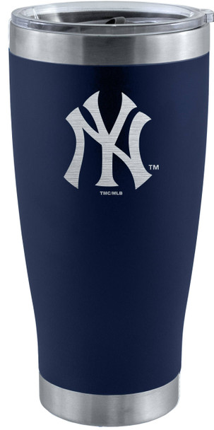 New York Yankees 20oz Navy Tumbler w/Etched Logo