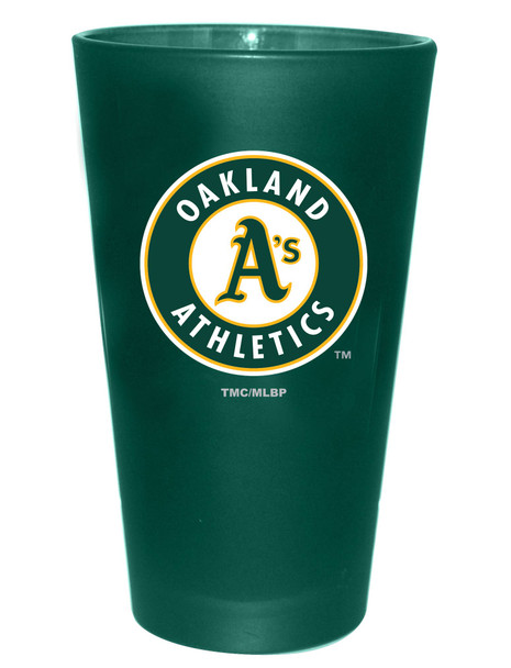 Oakland Athletics 16oz Color Frosted Pint Color Logo