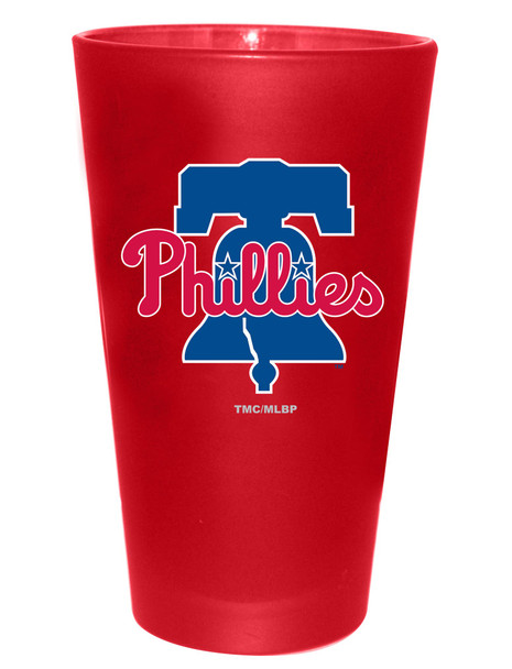 Philadelphia Phillies 16oz Color Frosted Pint Color Logo