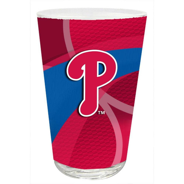 Philadelphia Phillies Pint Glass Carbon Design