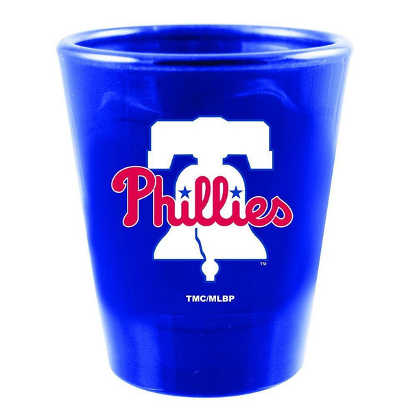 Philadelphia Phillies Swirl Clear Collect Glass