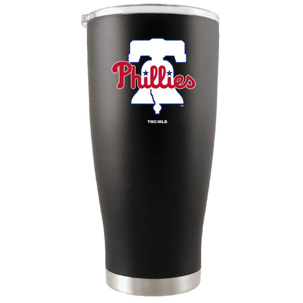 Philadelphia Phillies 20oz Black Tumbler w/Color Logo