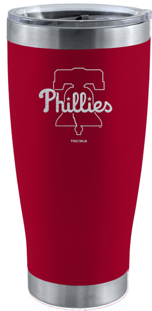 Philadelphia Phillies 20oz Red Tumbler w/Etched Logo
