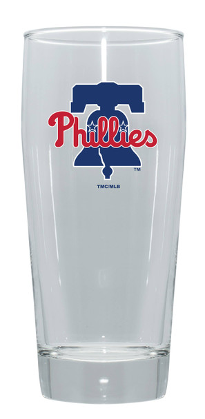 Philadelphia Phillies 16oz Pub Pilsner w/Color Logo
